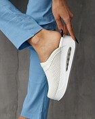 Обувь медицинская женская сабо Pearly White с подошвой AirMax